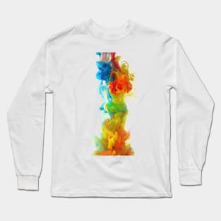 Rainbow Smoke Long Sleeve T-Shirt